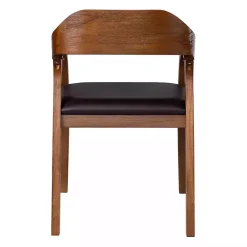 New Kirklands Home Chestnut Ramus Dining Armchairs, Set of 2 Brown