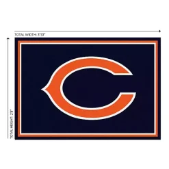 Outlet Kirklands Home Chicago Bears Area Rug, 3x4 Black