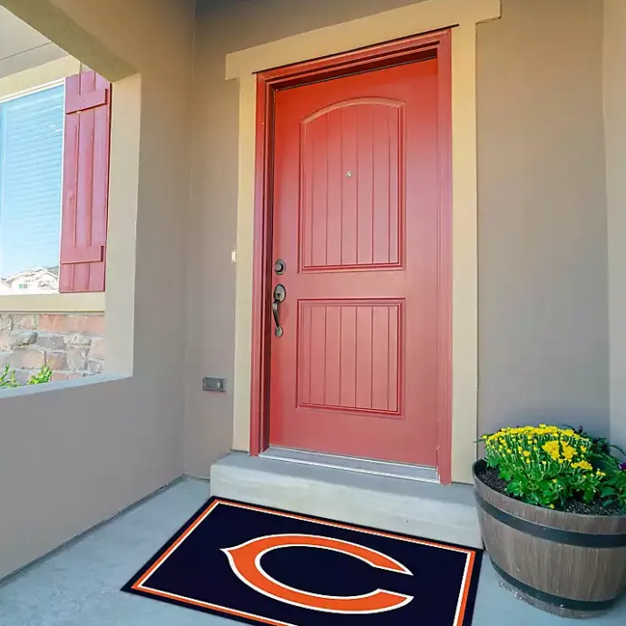 Outlet Kirklands Home Chicago Bears Area Rug, 3x4 Black