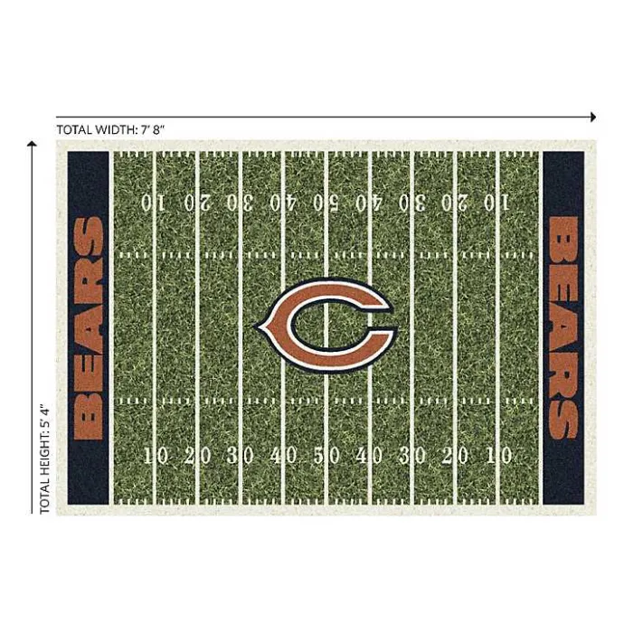 Online Kirklands Home Chicago Bears Home Field Area Rug, 6x8 Green