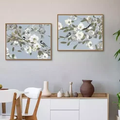 Outlet Kirklands Home Chickadee Blossoms Framed Canvas Prints, Set of 2