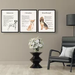 New Kirklands Home Chihuahua Facts Framed Wall Plaque