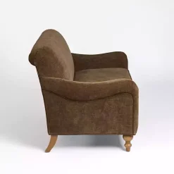 Hot Kirklands Home Chocolate English Loveseat Brown