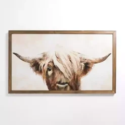 Outlet Kirklands Home Chocolate Milk Cow Framed Art Print