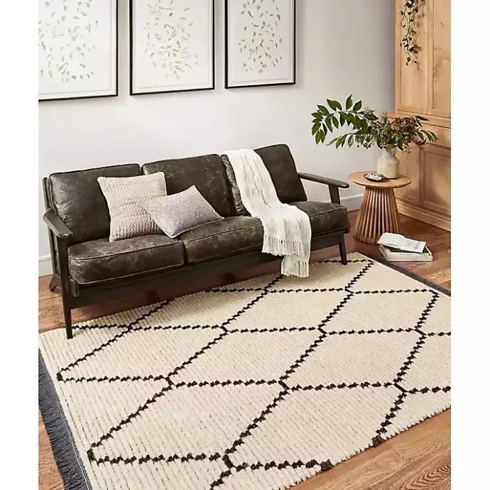Kirklands Home Chris Loves Julia x Loloi Alice Cream Rug, 5x7