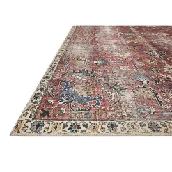 Outlet Kirklands Home Chris Loves Julia x Loloi Jules Merlot Rug, 3x5