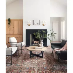 Discount Kirklands Home Chris Loves Julia x Loloi Jules Merlot Rug, 5x7