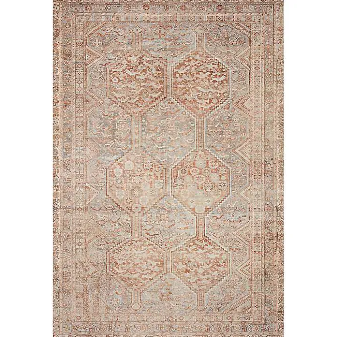New Kirklands Home Chris Loves Julia x Loloi Jules Orange Runner, 2x3