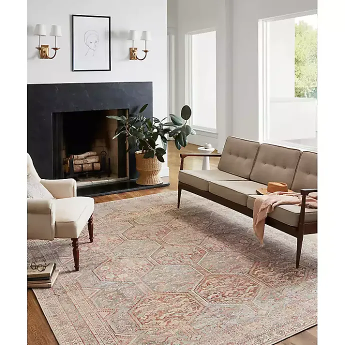 Clearance Kirklands Home Chris Loves Julia x Loloi Jules Orange Rug, 5x7