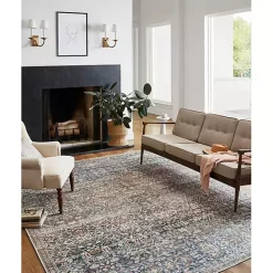 Best Kirklands Home Chris Loves Julia x Loloi Jules Dark Blue Rug, 7x9