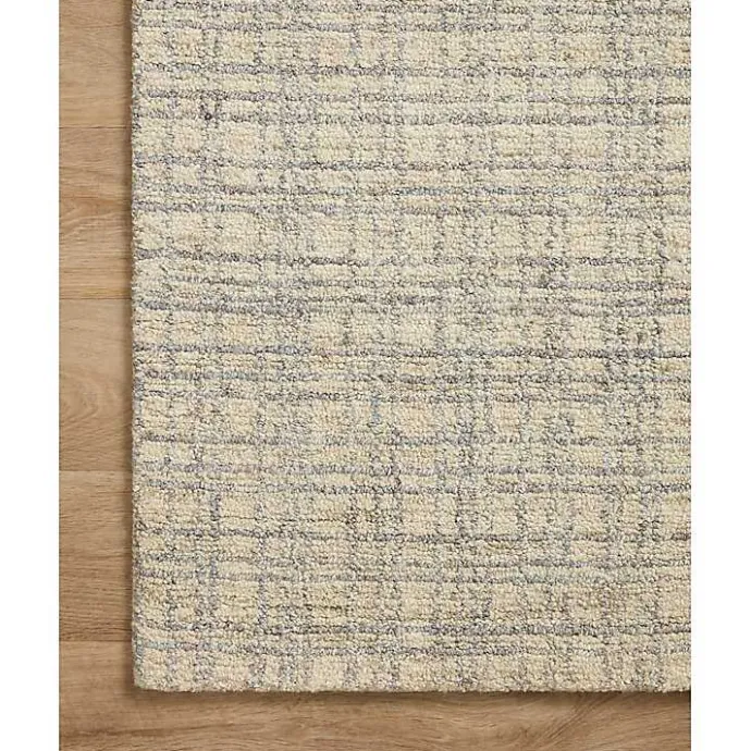 Hot Kirklands Home Chris Loves Julia x Loloi Polly Tan Grid Rug, 2x9