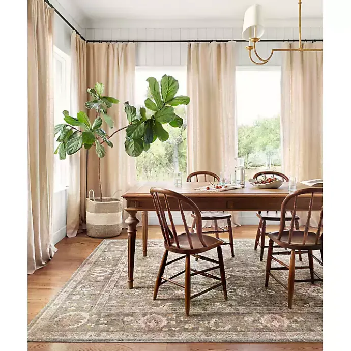 New Kirklands Home Chris Loves Julia x Loloi Sage Rosemarie Rug, 3x5 Green