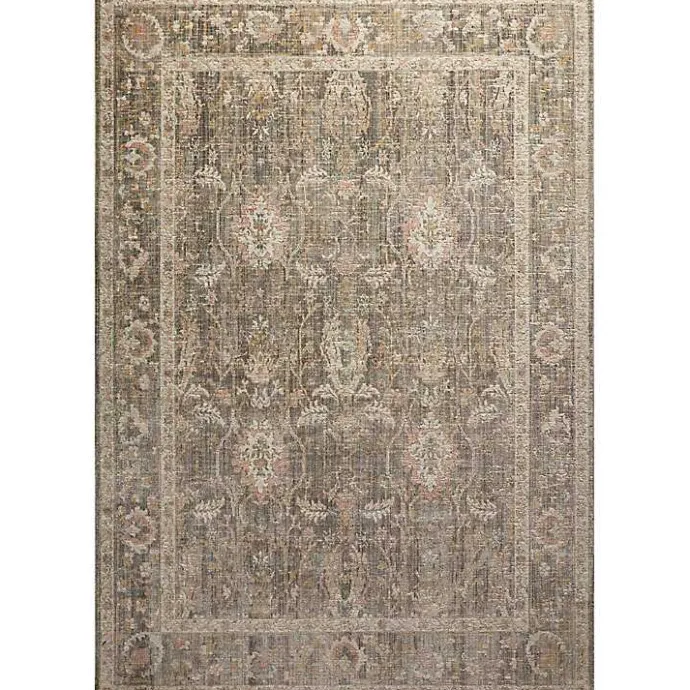New Kirklands Home Chris Loves Julia x Loloi Sage Rosemarie Rug, 5x7 Green