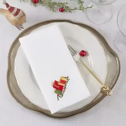 Outlet Kirklands Home Christmas Gifts Embroidered 4-pc. Napkin Set