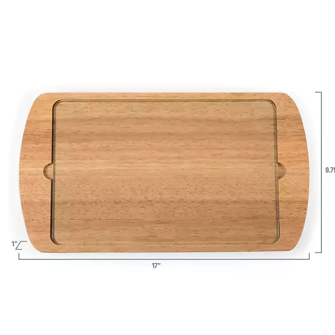 Online Kirklands Home Cincinnati Bearcats Wood and Glass Serving Board