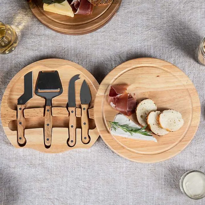 Outlet Kirklands Home Cincinnati Bengals Cheese Board and Tool Set Tan