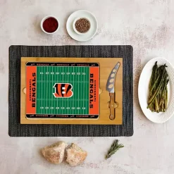 New Kirklands Home Cincinnati Bengals Cutting Board & Knife Set