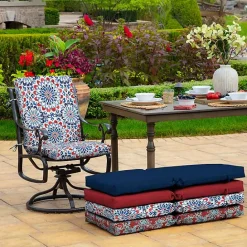 New Kirklands Home Clark Luxe Outdoor Dining Chair Cushion