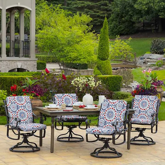 New Kirklands Home Clark Luxe Outdoor Dining Chair Cushion