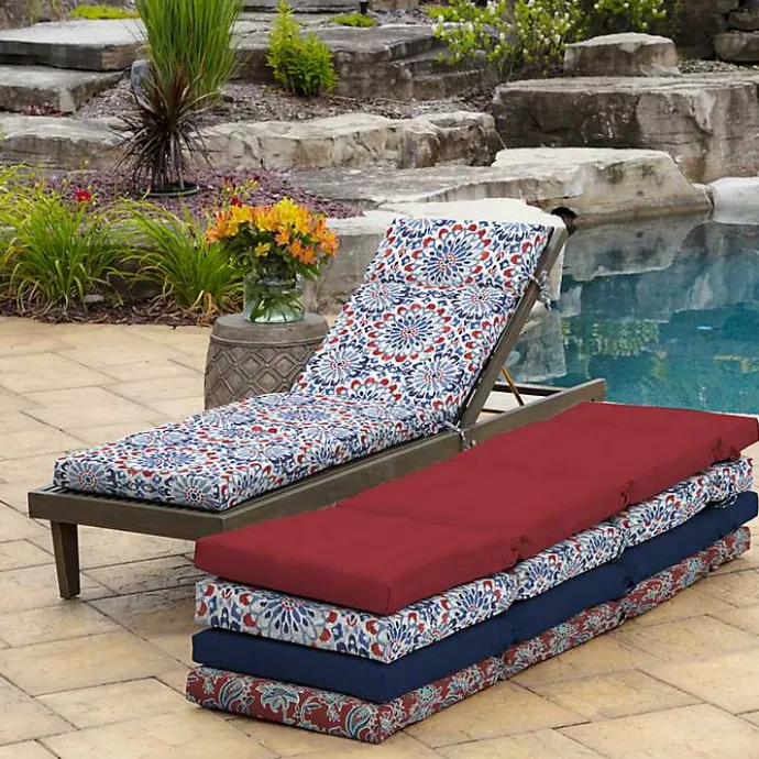 Kirklands Home Clark Outdoor Chaise Cushion, 72 in.