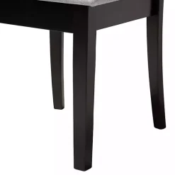 Sale Kirklands Home Classic Black Round Wood 5-pc. Dining Set Gray