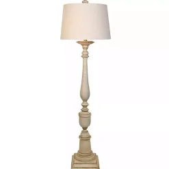 Clearance Kirklands Home Classic Spindle Floor Lamp Tan