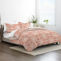 Kirklands Home Clay Daisy Medallion Queen 3-pc. Comforter Set Orange