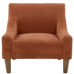 Outlet Kirklands Home Clay Upholstered Shea Accent Chair Orange