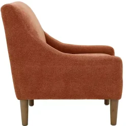 Outlet Kirklands Home Clay Upholstered Shea Accent Chair Orange