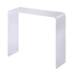 Kirklands Home Acrylic Curved Edge Console Table Clear