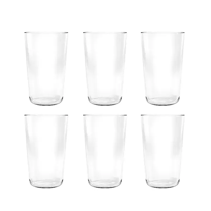 Best Kirklands Home Classic Tall Tumbler Glasses, Set of 6 Clear