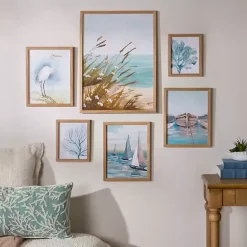 Kirklands Home Coastal Framed Art 6-pc. Gallery Set