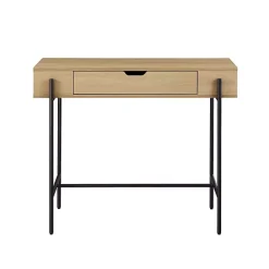 Hot Kirklands Home Coastal Oak Cruz Console Table Tan