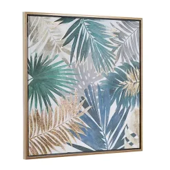 Hot Kirklands Home Coastal Palms Framed Canvas Art Print