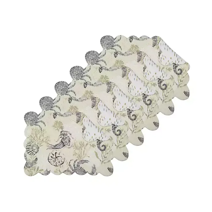 Discount Kirklands Home Coastal Quilted Placemats, Set of 6