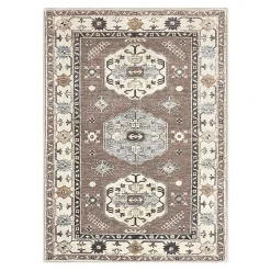 Clearance Kirklands Home Coffee Shary Washable Area Rug, 5x7