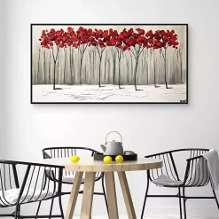 Clearance Kirklands Home Collision of Seasons Framed Canvas Art Print