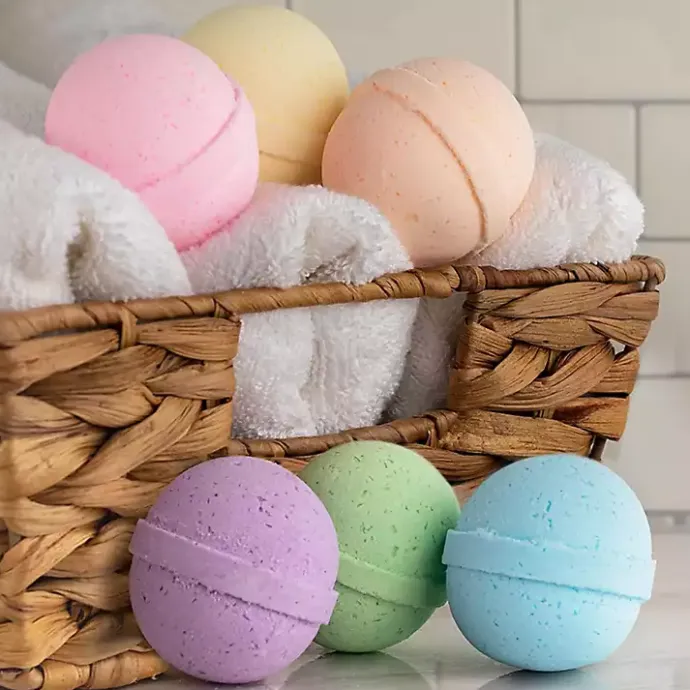New Kirklands Home Colorful Assorted Bath Bombs, Set of 6 Multi