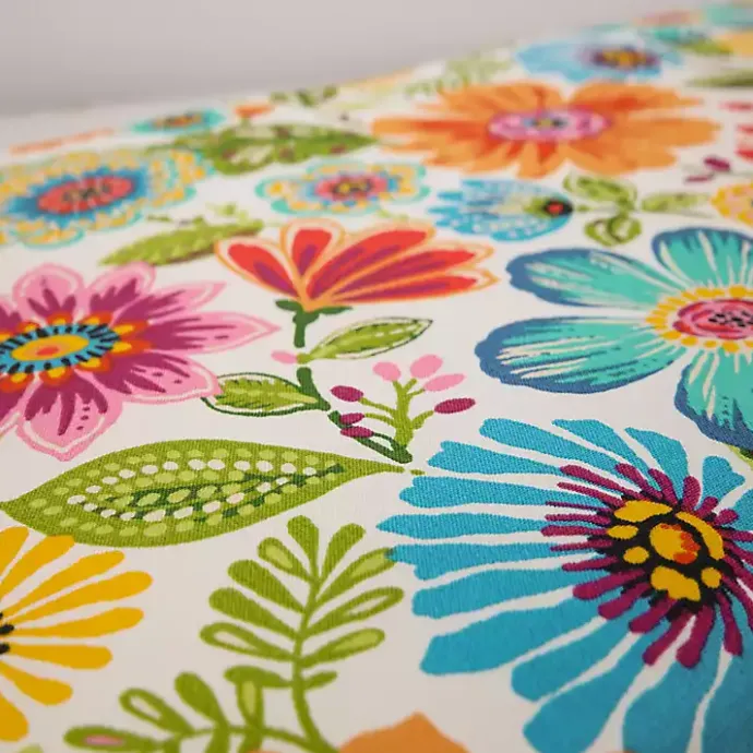 Hot Kirklands Home Colorful Floral Outdoor Seat Cushions, Set of 2 Multi