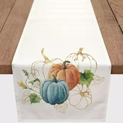Clearance Kirklands Home Colorful Pumpkins Harvest Table Runner
