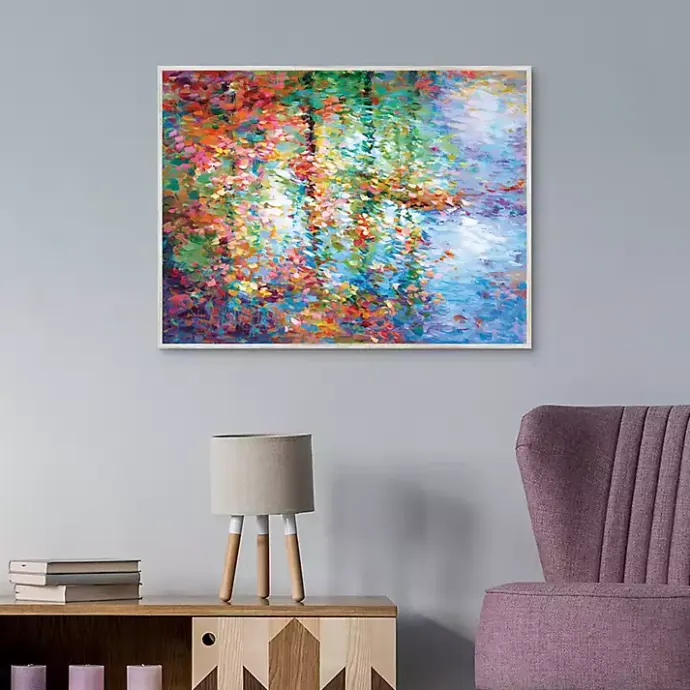 Kirklands Home Colorful Reflections I Framed Canvas Art Print
