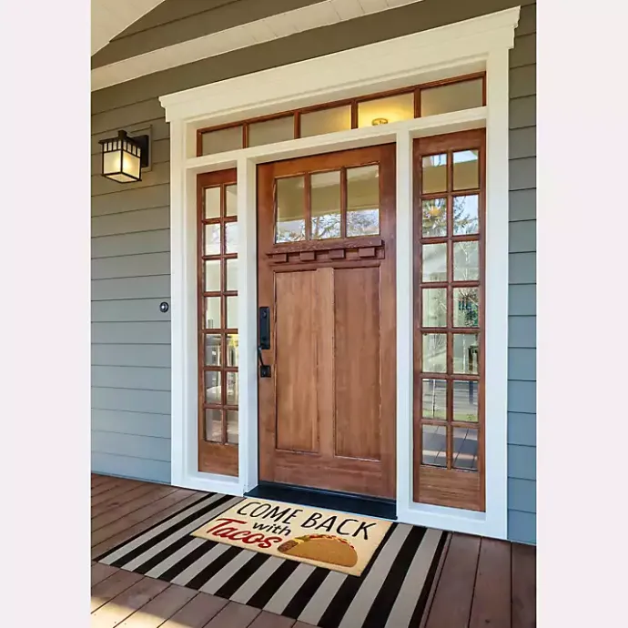 Clearance Kirklands Home Come Back With Tacos Doormat