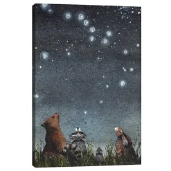 Sale Kirklands Home Constellations Giclee Canvas Art Print Blue