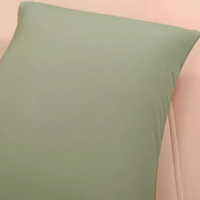 Kirklands Home Coral & Sage Reversible 3-pc. Queen Comforter Set