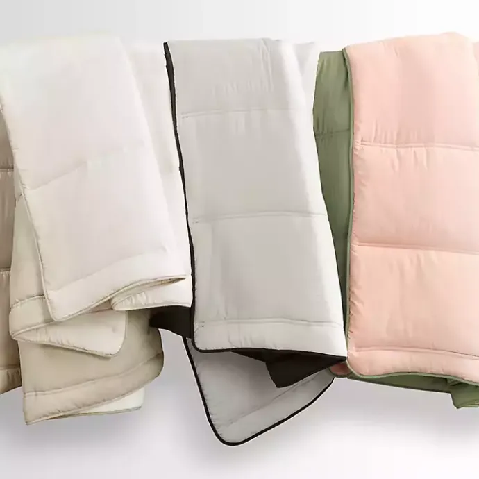Kirklands Home Coral & Sage Reversible 3-pc. Queen Comforter Set