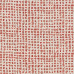 New Kirklands Home Coral Checkered Outdoor Settee Cushion