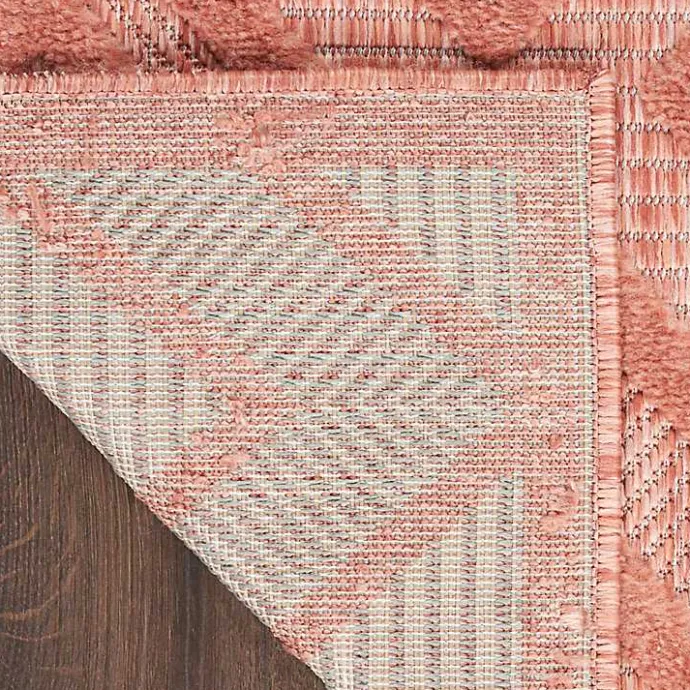 Clearance Kirklands Home Coral Diamond Indoor/Outdoor Area Rug, 5x7 Orange