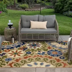 Sale Kirklands Home Coraline Outdoor Area Rug, 6x9 Multi