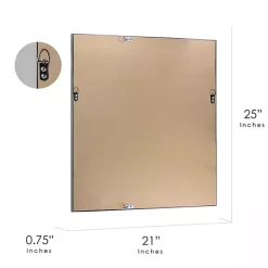 Clearance Kirklands Home Cormac Distressed Bronze Wall Mirror Brown