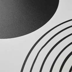 Sale Kirklands Home Cosmic Curl Geometric 3-pc. Grayscale Wall Art